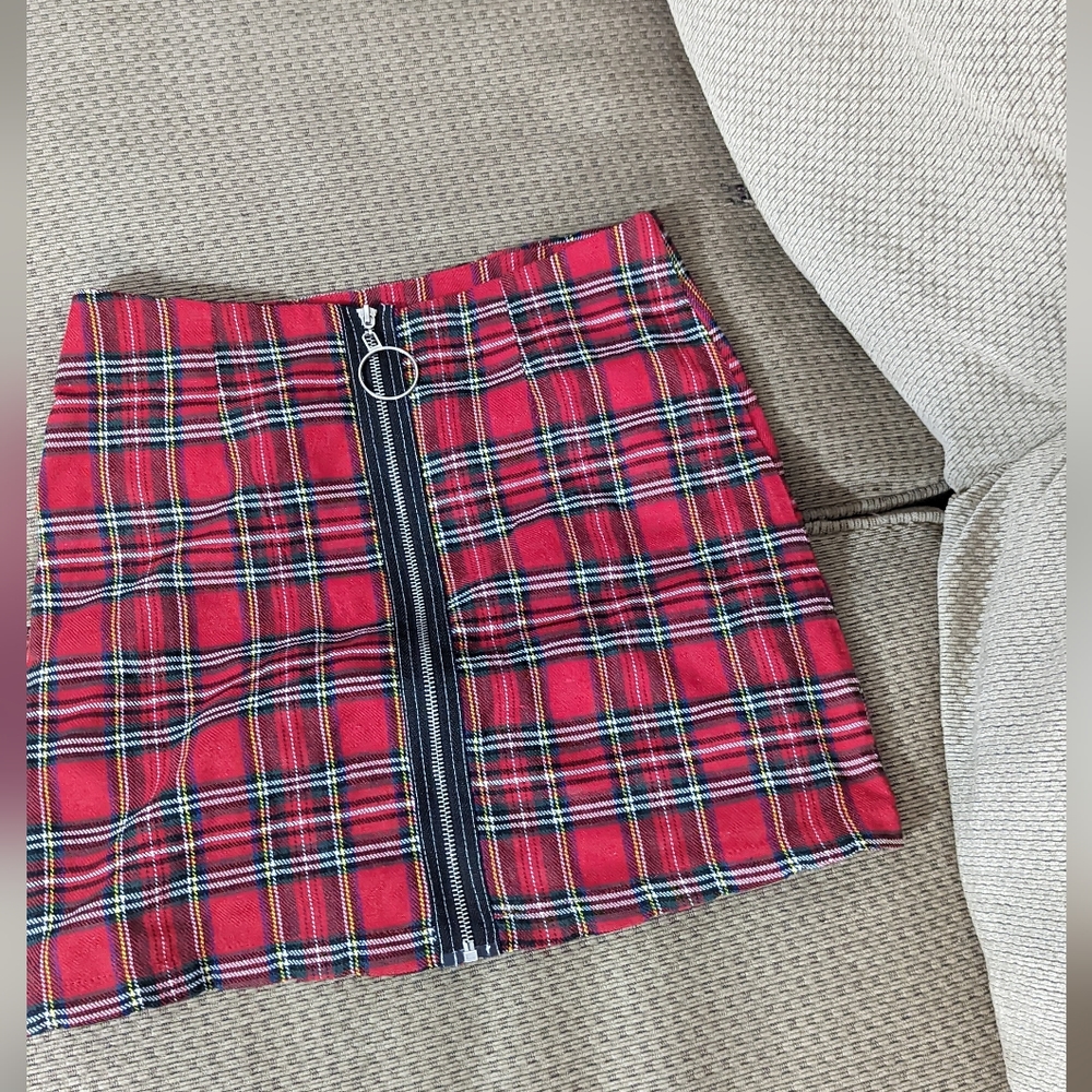 Plaid skirt